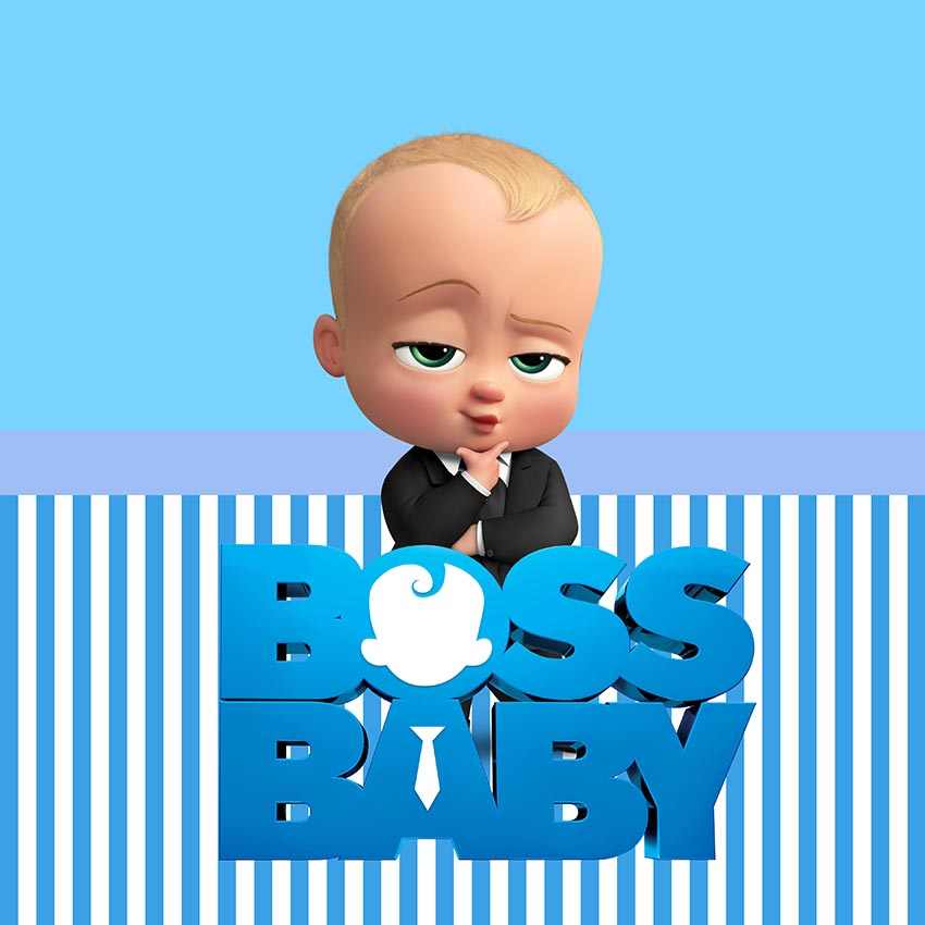 Customize Boss Baby Shower 1st Birthday Party Backdrop - Boss Baby 1st Birthday , HD Wallpaper & Backgrounds