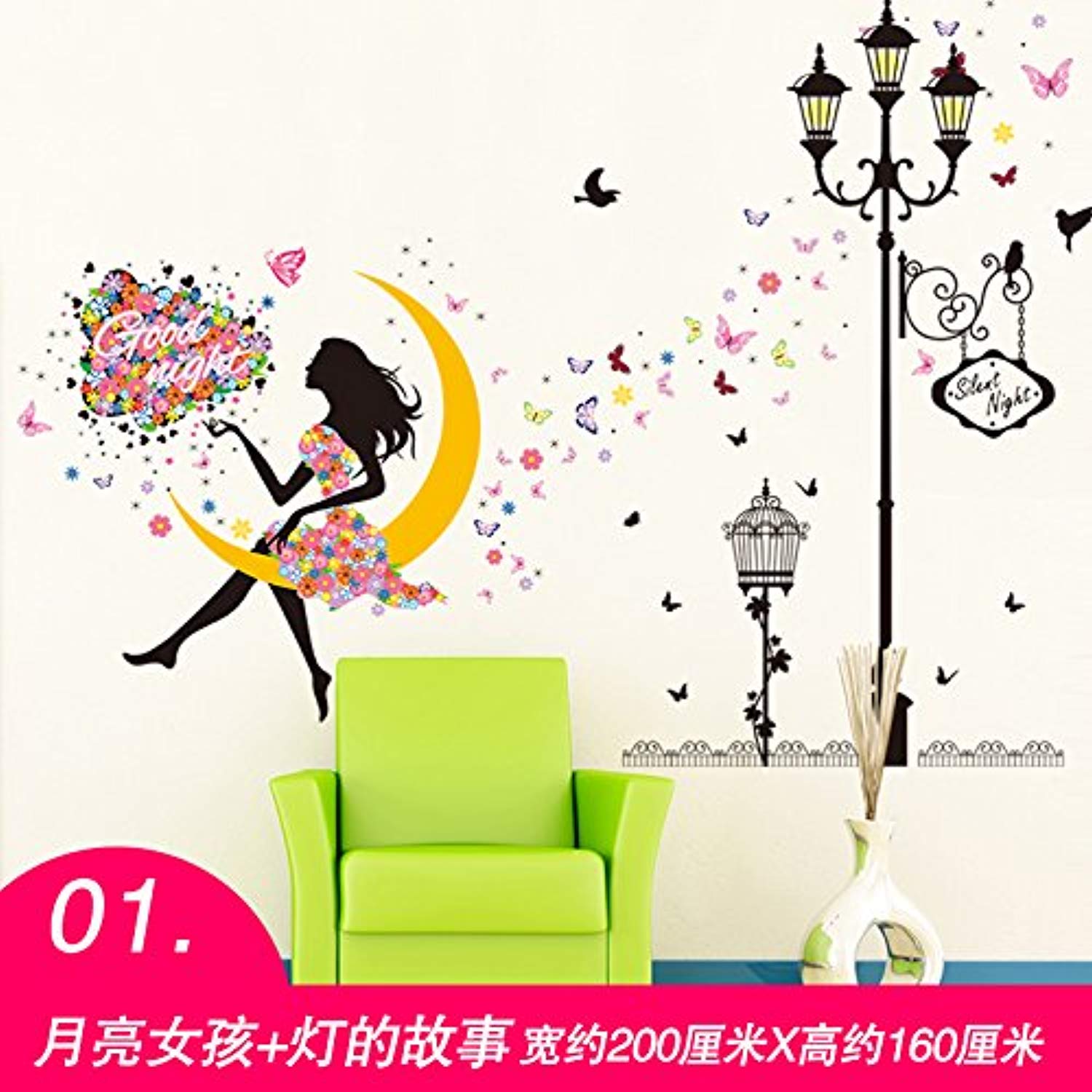 Wall Stickers For Bedrooms Girl , HD Wallpaper & Backgrounds