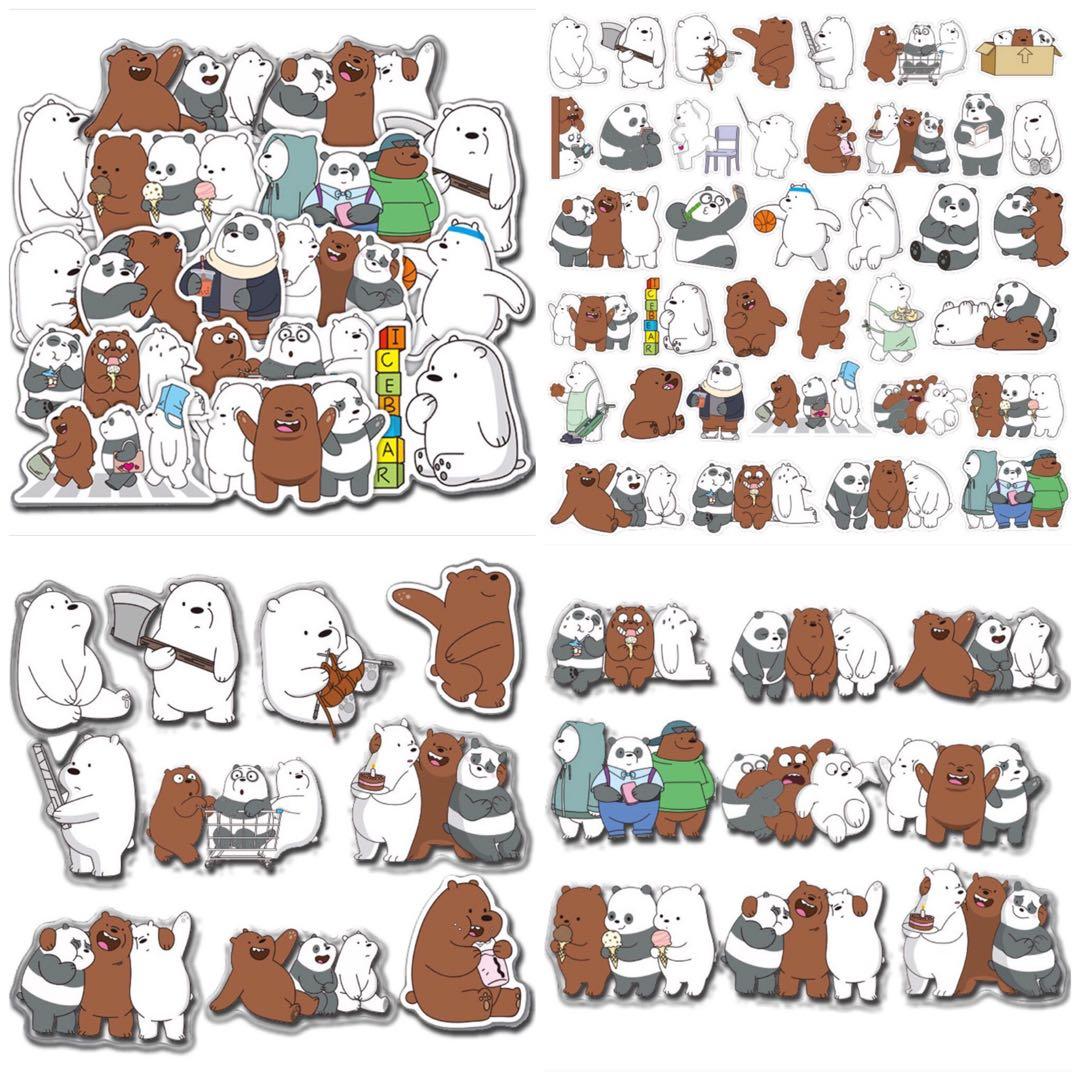 Line We Bare Bears Sticker , HD Wallpaper & Backgrounds