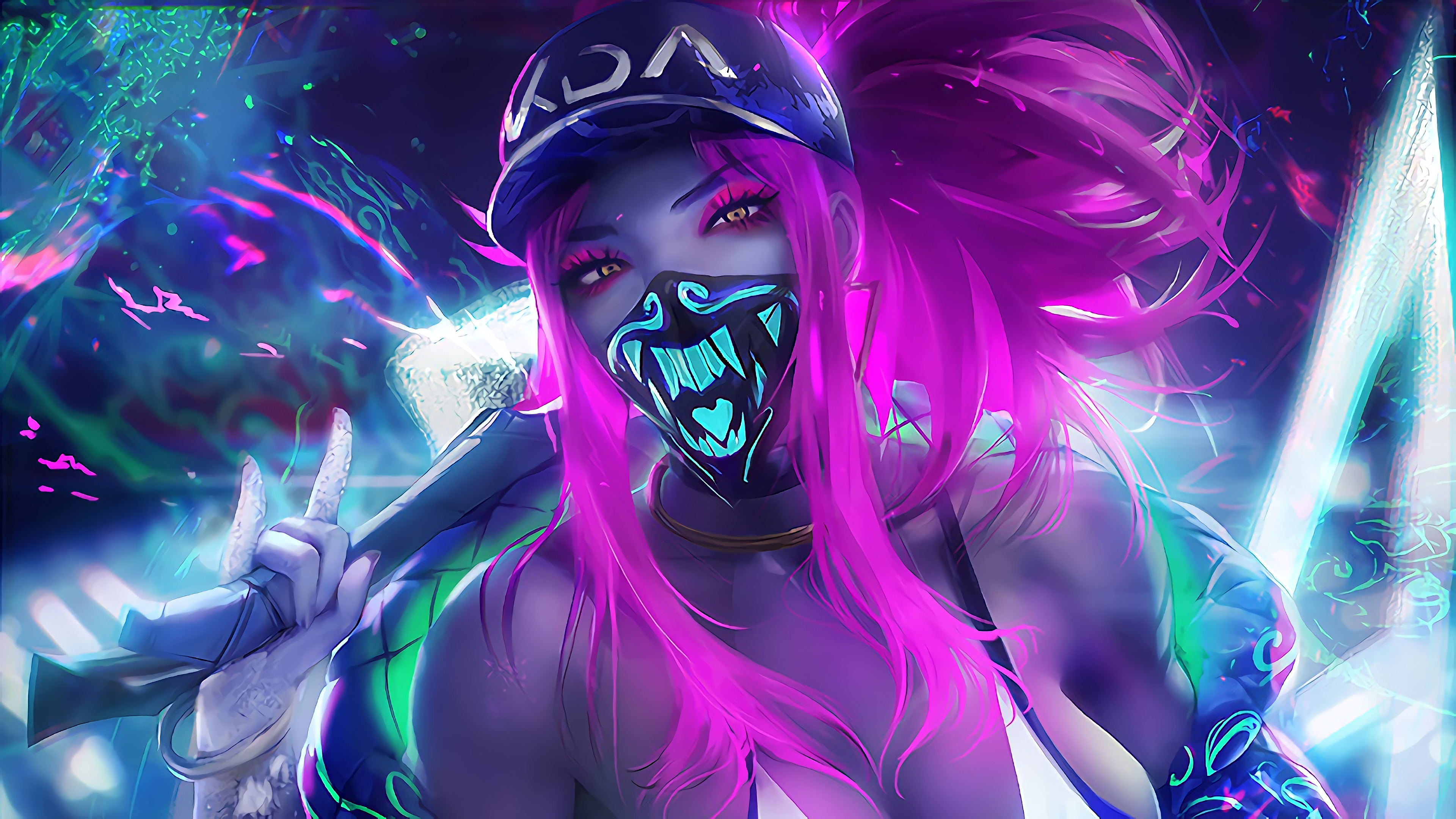 Akali Kda Wallpaper 4k , HD Wallpaper & Backgrounds