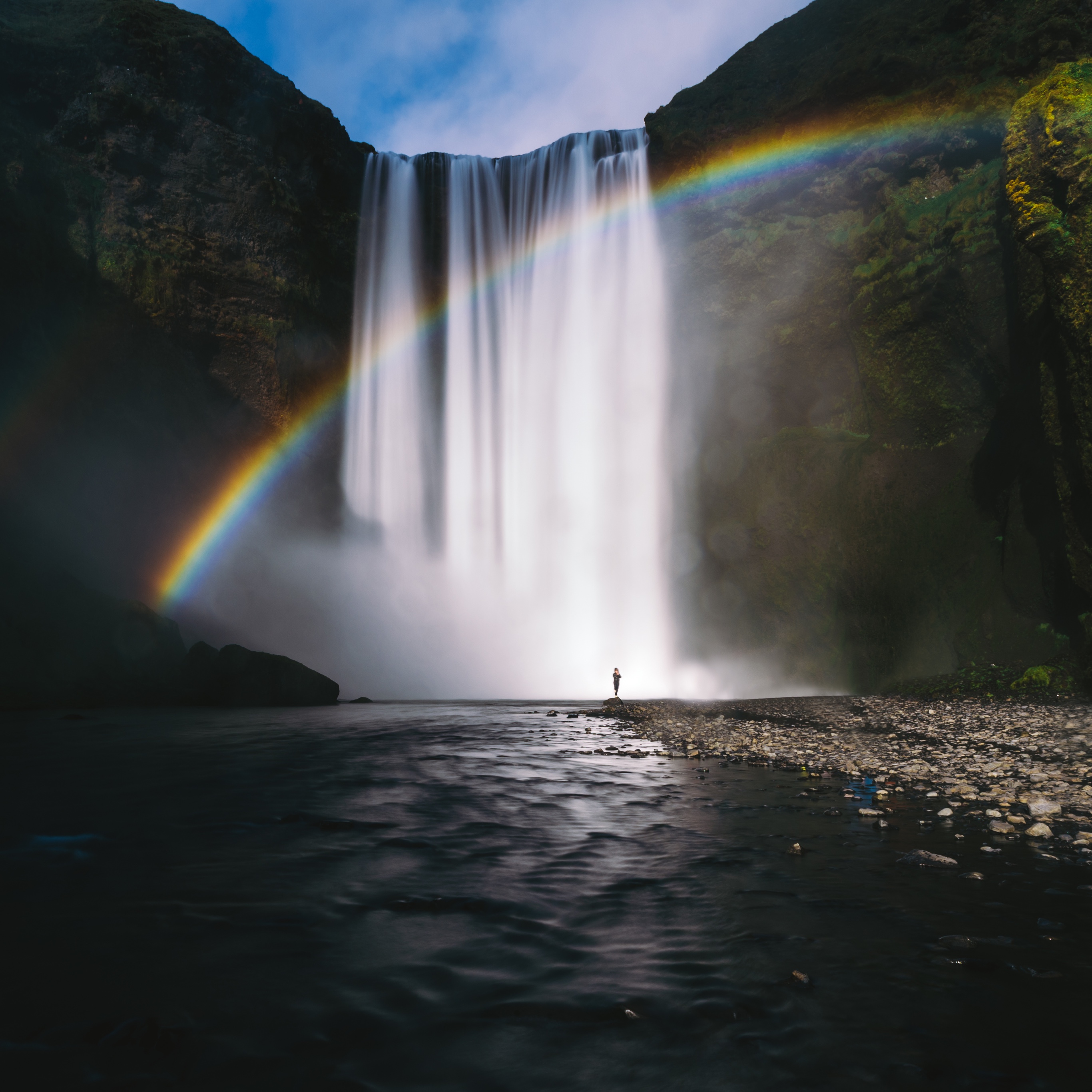 The Rainbow Connection - Skógafoss , HD Wallpaper & Backgrounds