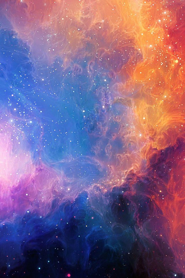 Space Aurora Art Star Illust Rainbow Iphone Wallpaper - Space Love , HD Wallpaper & Backgrounds