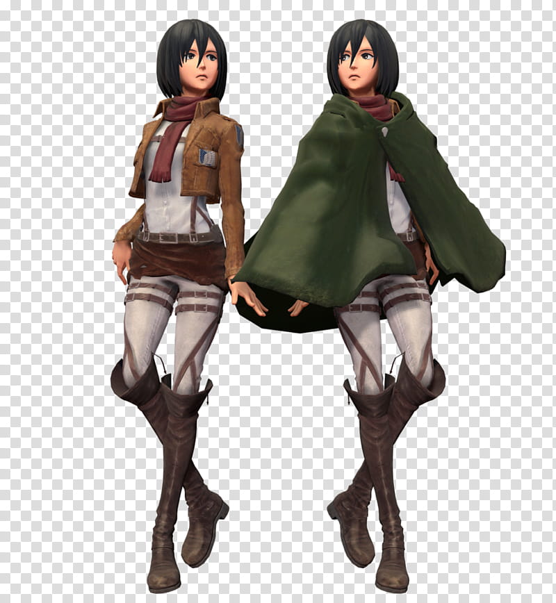 Mikasa Updated Dl, Attack On Titan Transparent Background - Attack On Titan Png , HD Wallpaper & Backgrounds