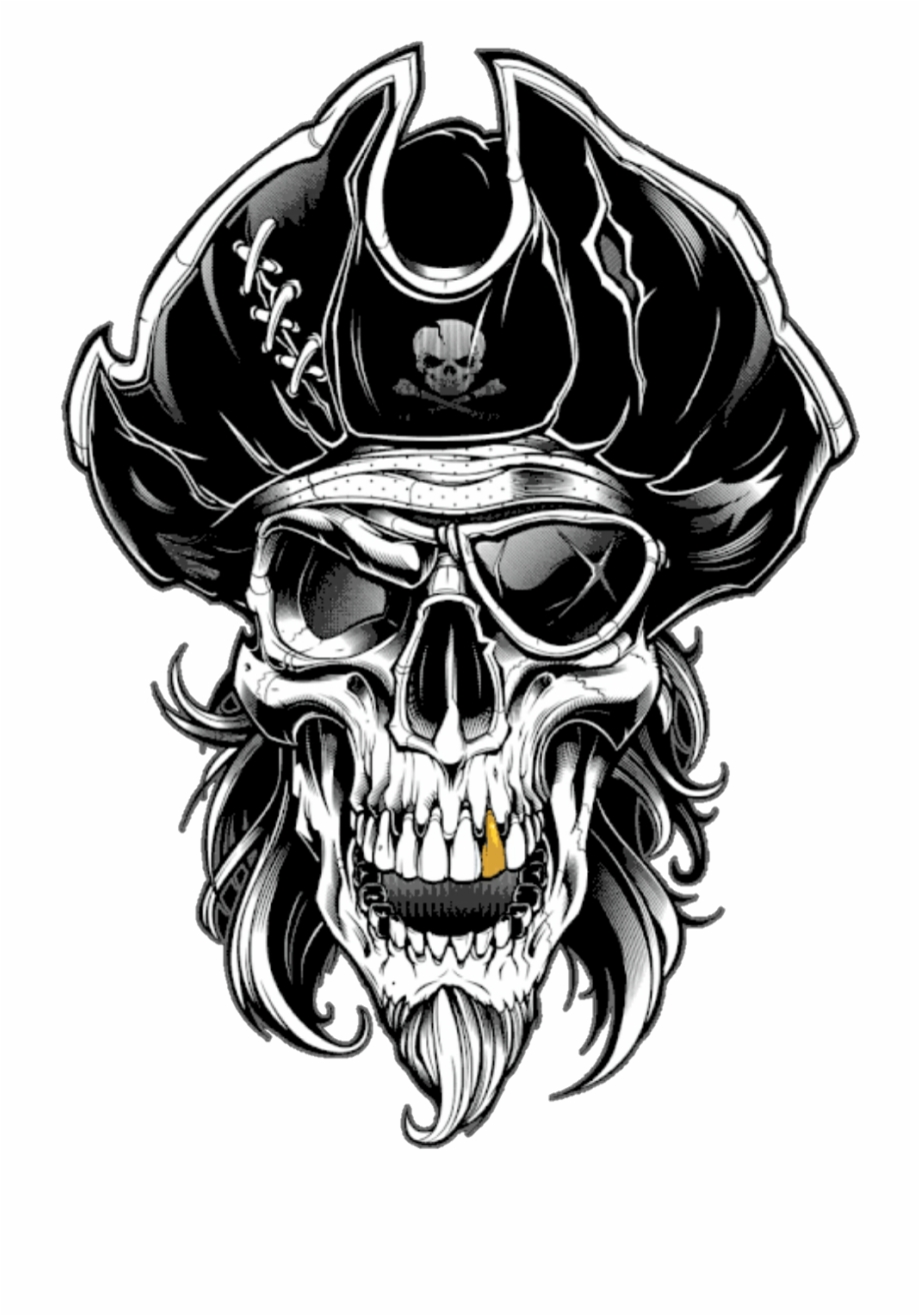 Pirate Skull Png - Skull Pirate Logo Png , HD Wallpaper & Backgrounds