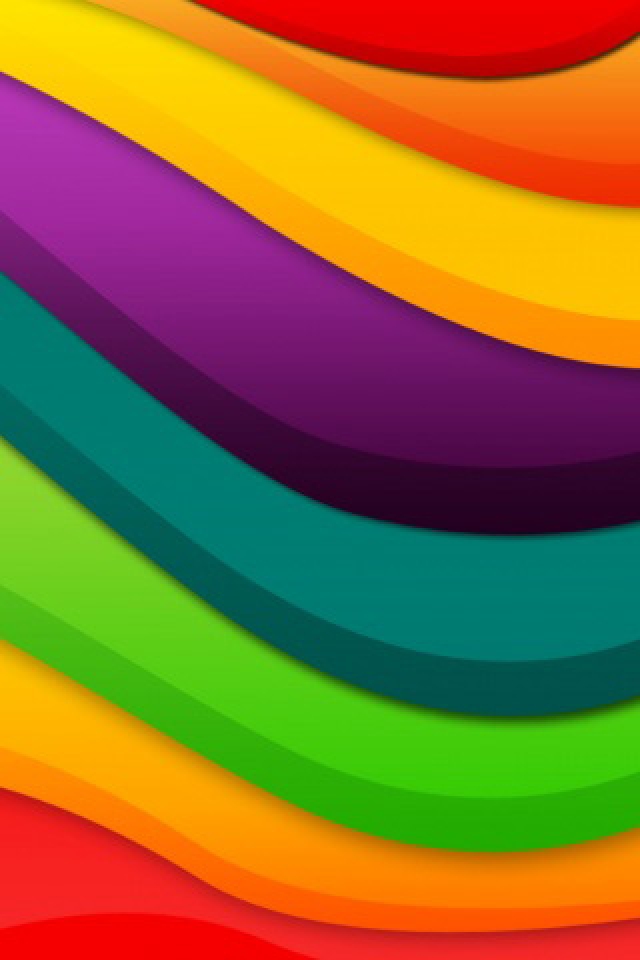 Wallpapers 01 Qalati Rainbow Iphone Wallpaper Hd Iphone - Orange Blue Purple Iphone , HD Wallpaper & Backgrounds