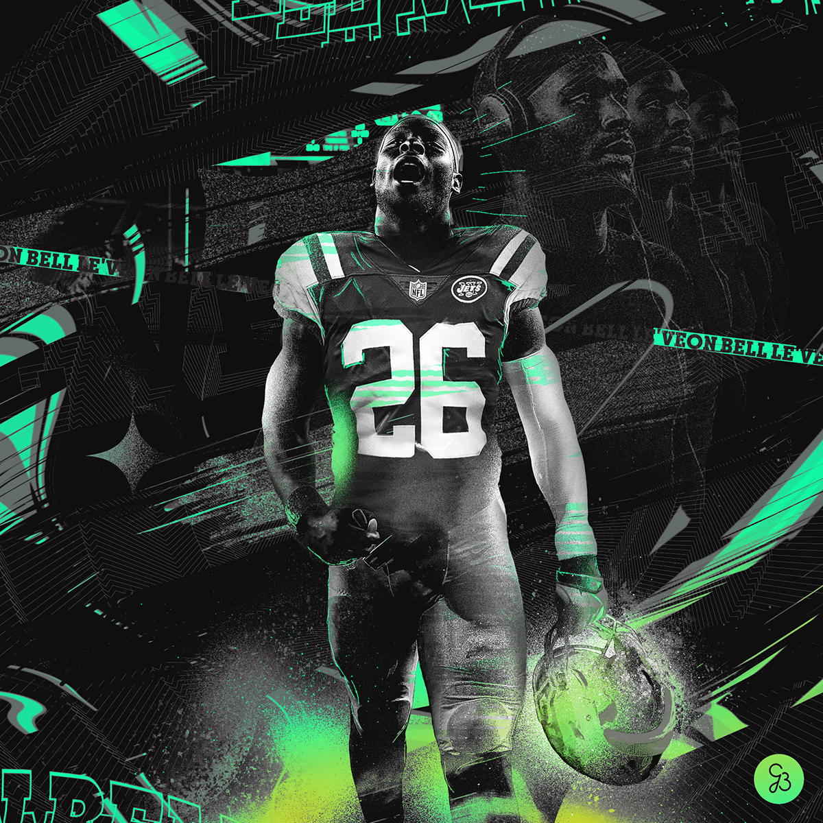 Le Veon Bell Jets , HD Wallpaper & Backgrounds