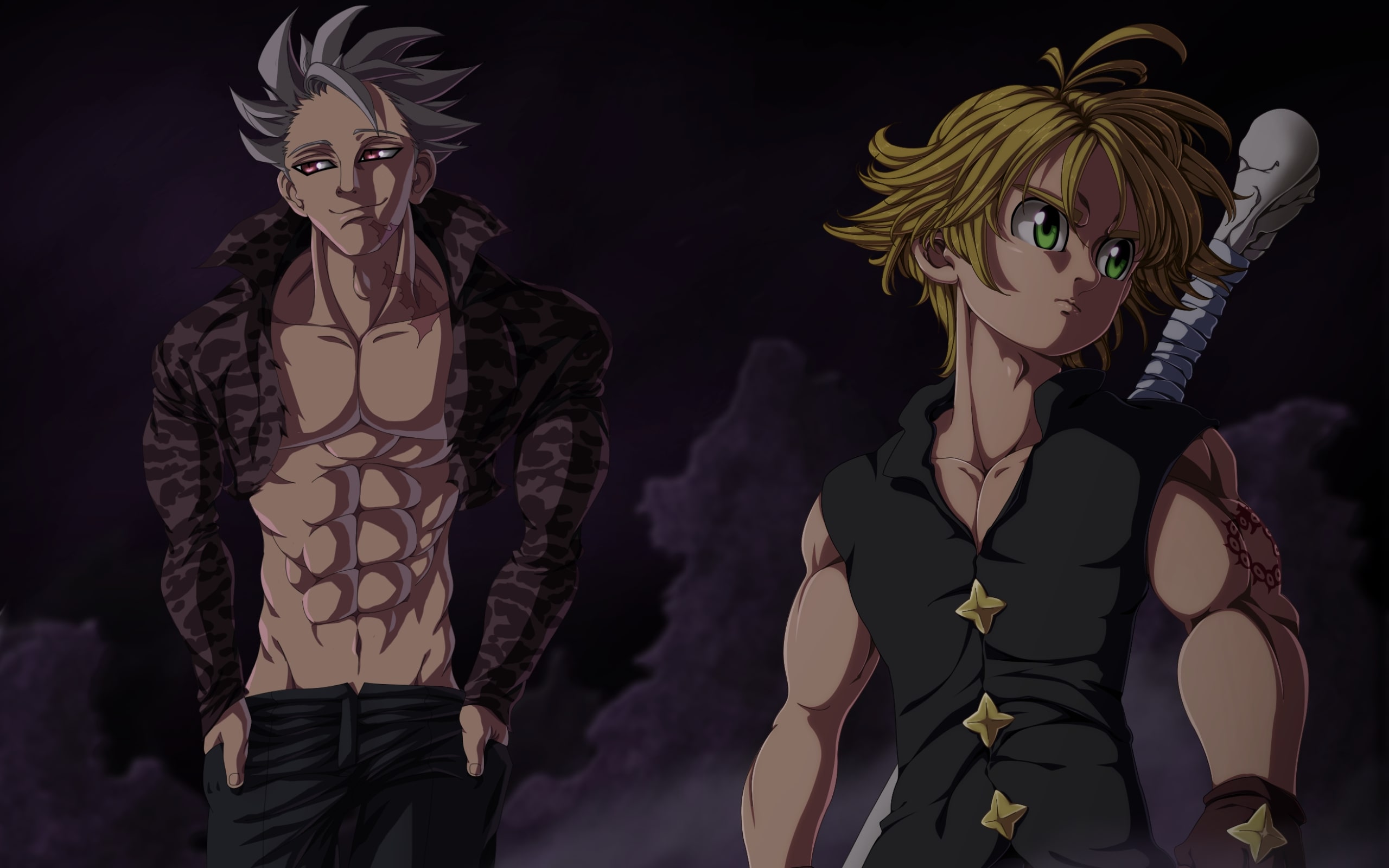 Wallpaper Of Ban, The Seven Deadly Sins, Meliodas, - Seven Deadly Sins Background , HD Wallpaper & Backgrounds