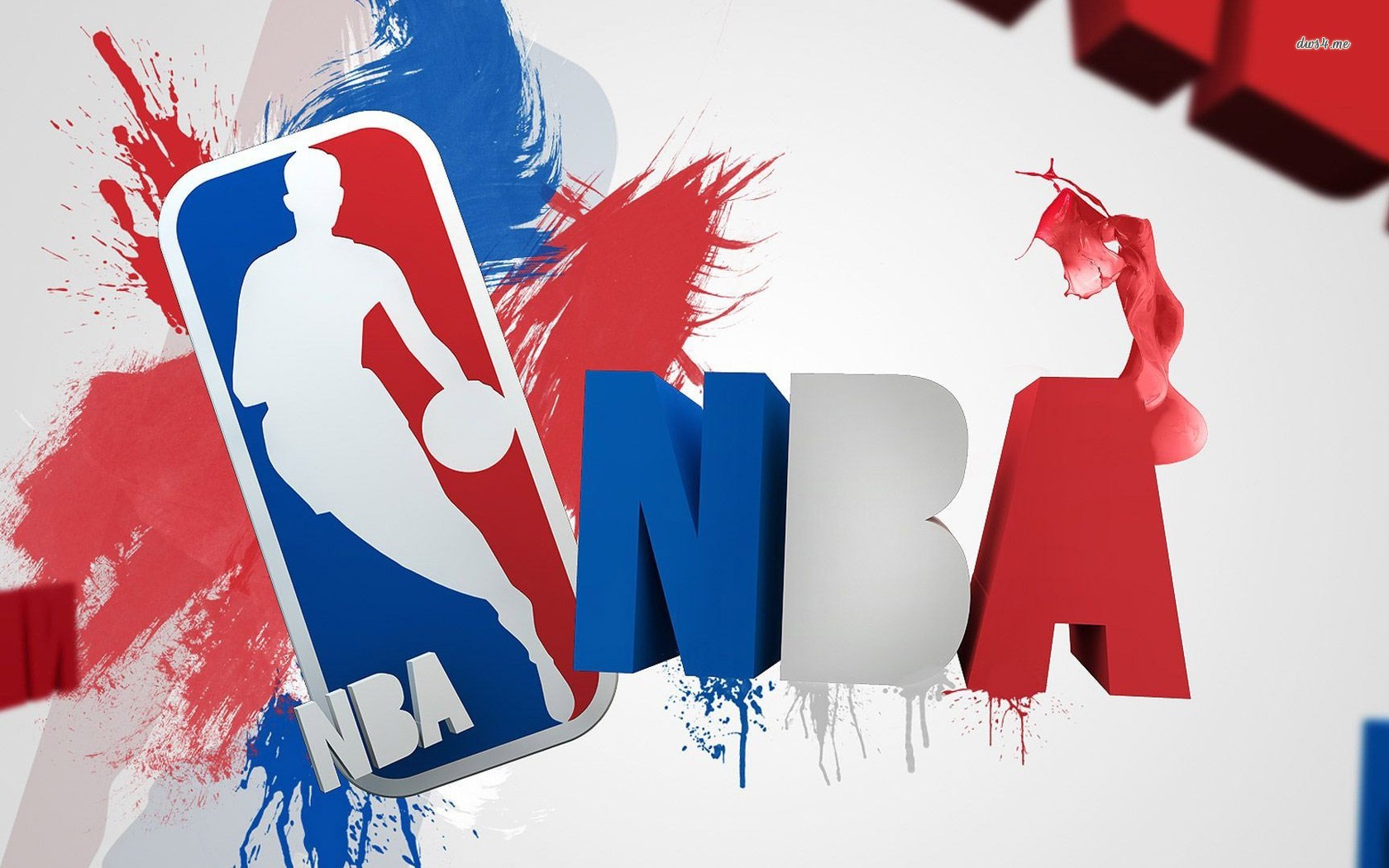 Nba Logo Wallpaper - Nba 3d Hd Logo , HD Wallpaper & Backgrounds