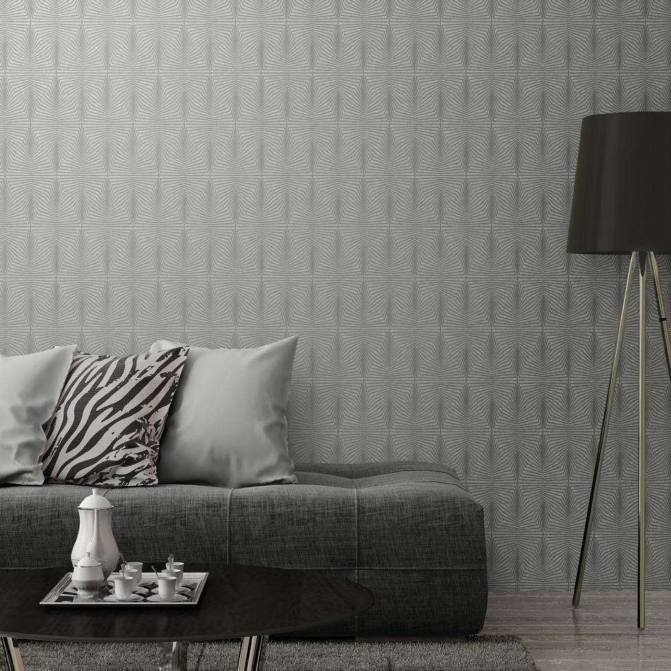 Muriva Wallpapers Solitaire Silver Grey Geometric Wallpaper - Muriva Solitaire , HD Wallpaper & Backgrounds