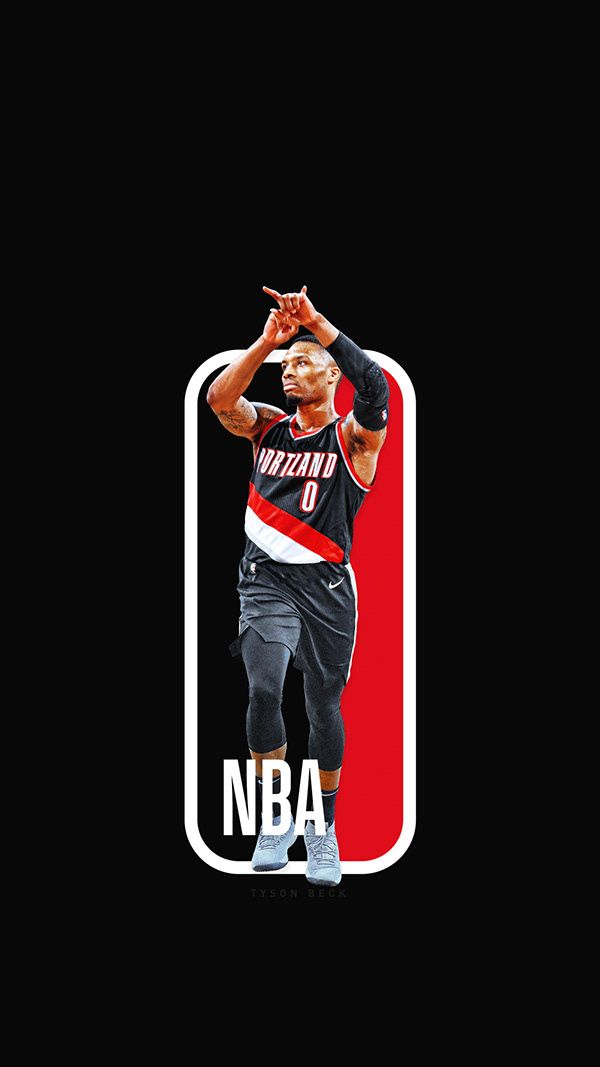 Damian Lillard Nba Logo , HD Wallpaper & Backgrounds