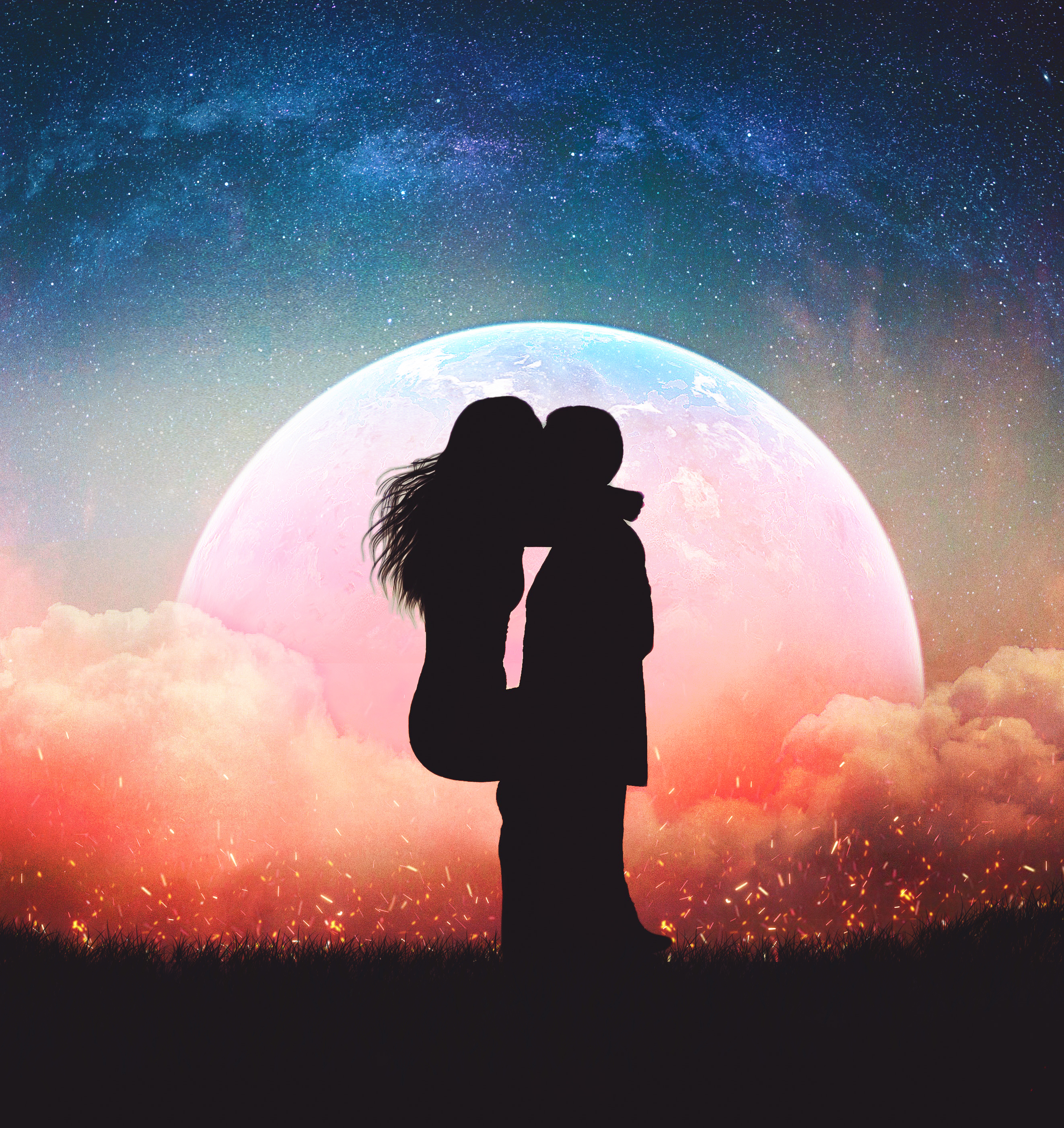 Romantic Kiss Kiss Full Hd , HD Wallpaper & Backgrounds