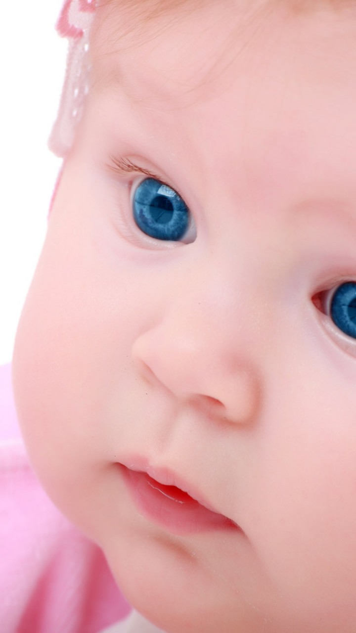 Sweet Blue Eye Cute Baby , HD Wallpaper & Backgrounds