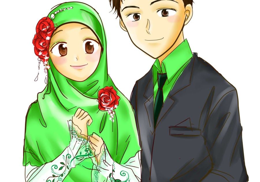 Muslim Wedding Cartoon Png , HD Wallpaper & Backgrounds