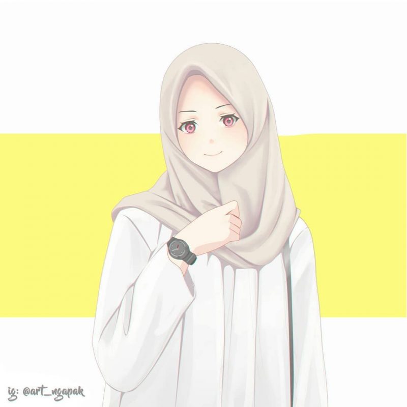 Foto Lucu Kartun Hijab