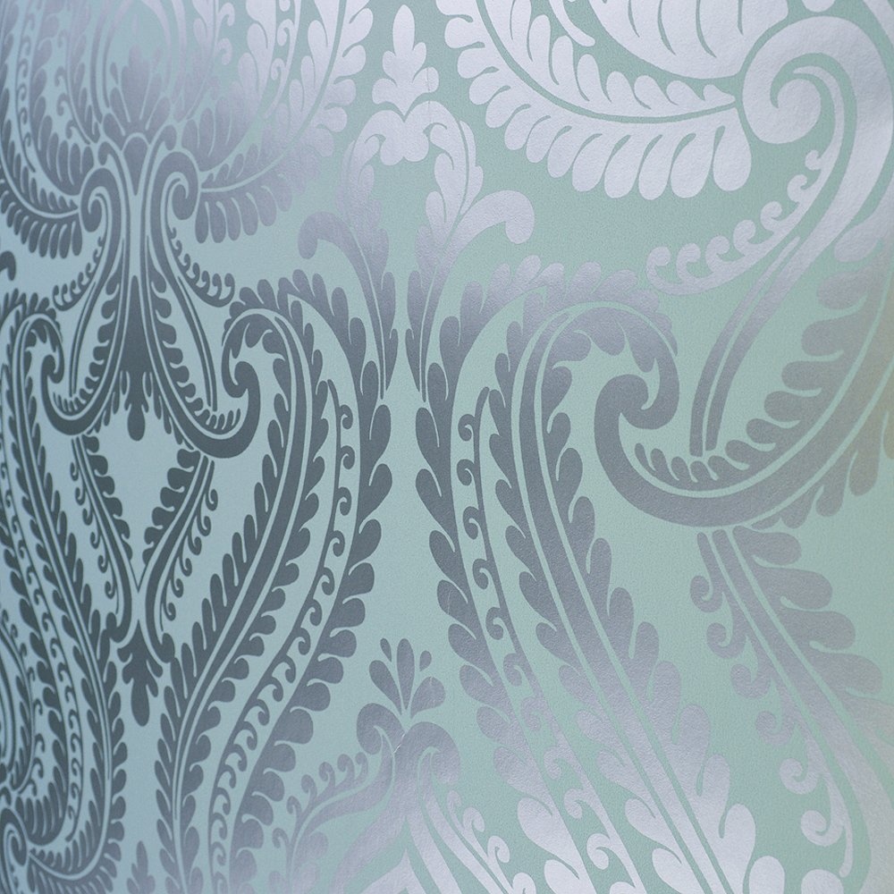Wallpaper View All Wallpaper View All Patterned Wallpaper - Teal And Silver Wallpaper Uk , HD Wallpaper & Backgrounds