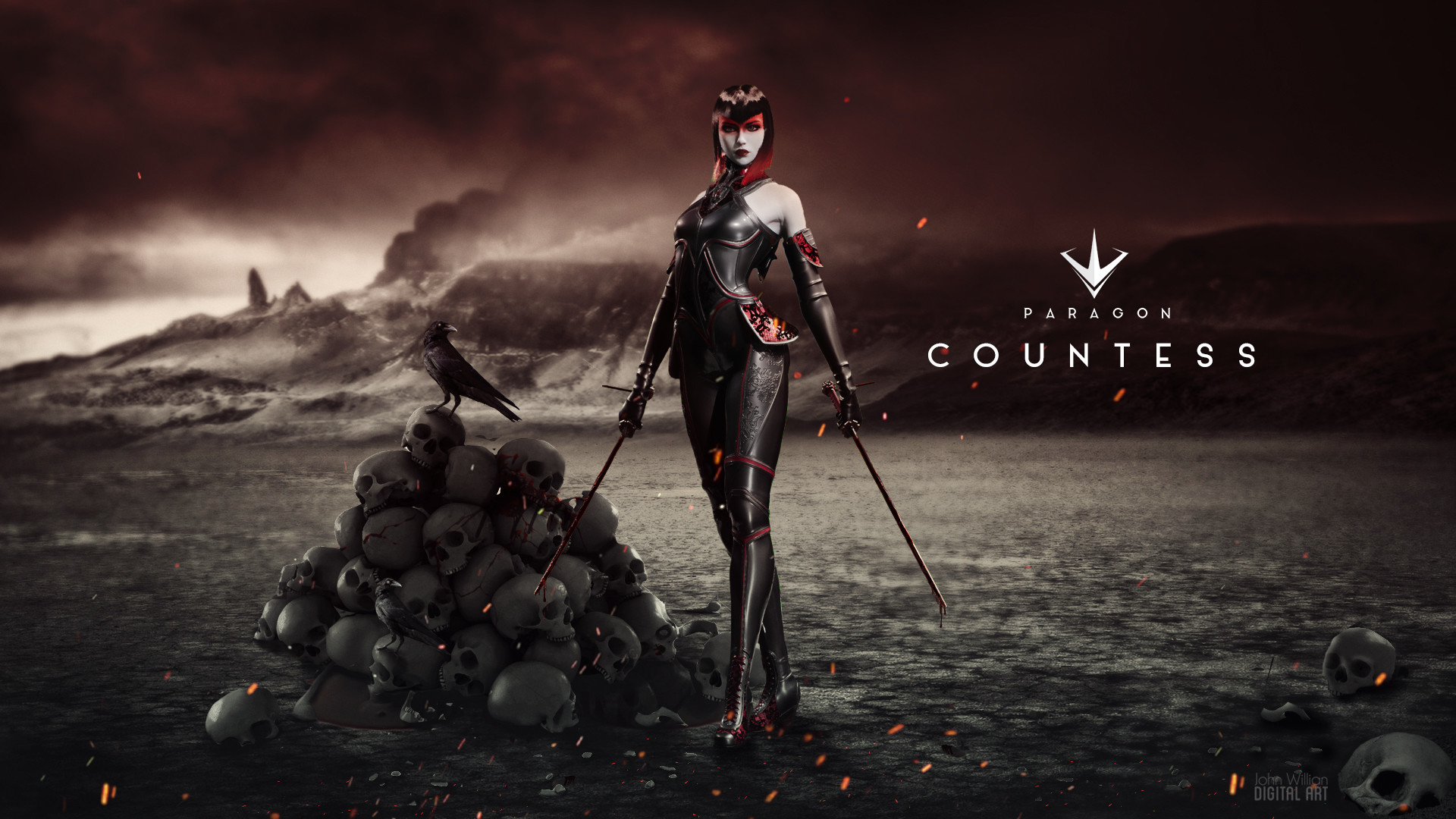 Paragon Game Countess , HD Wallpaper & Backgrounds