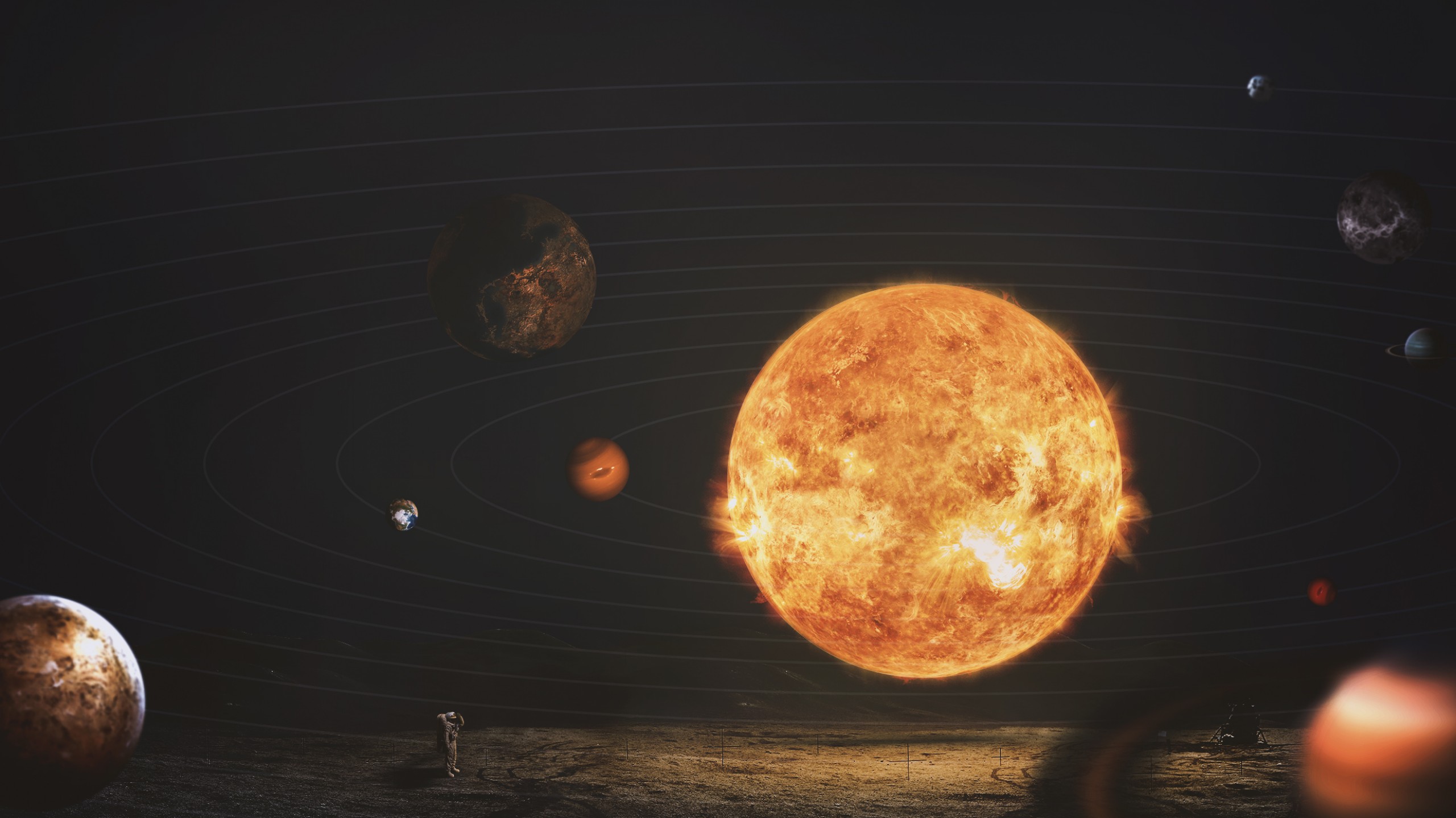 Solar System Planet Original , HD Wallpaper & Backgrounds