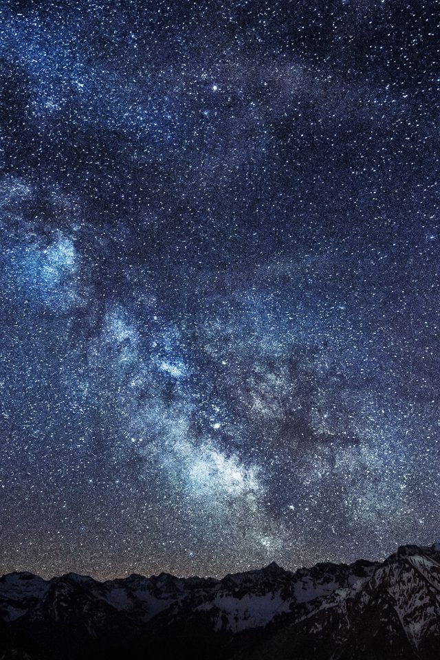 Wallpaper Amazing Milkyway Space Mountain Iphone Wallpaper - Space Wallpaper For Macbook Pro 15 , HD Wallpaper & Backgrounds