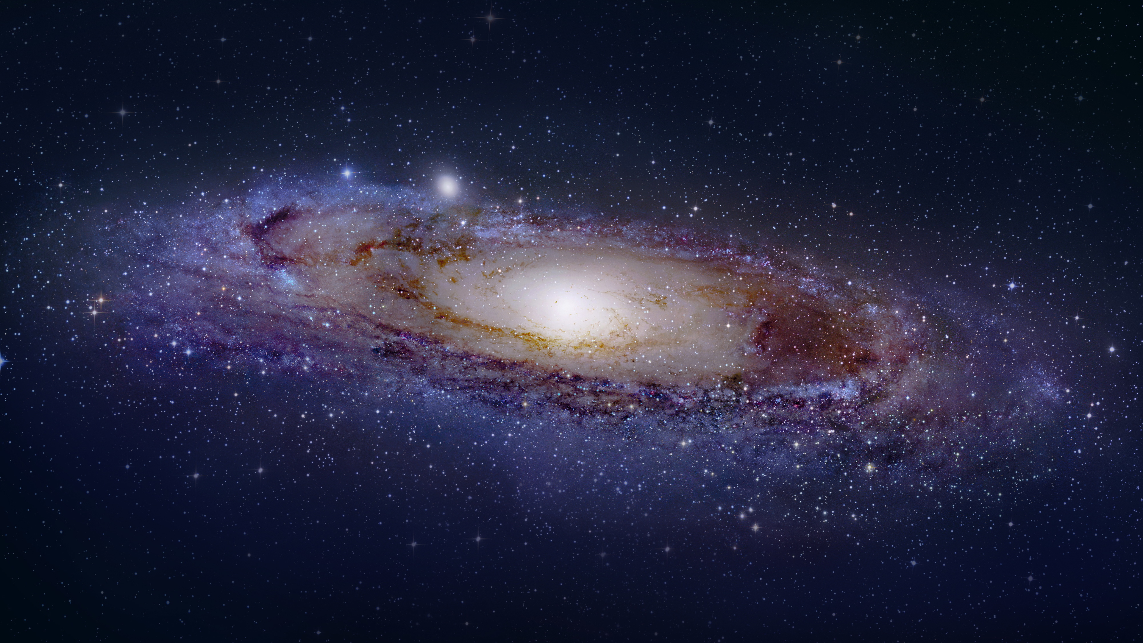 Galaxy Space Universe Andromeda Stars 4k - Galaxy 1440p , HD Wallpaper & Backgrounds
