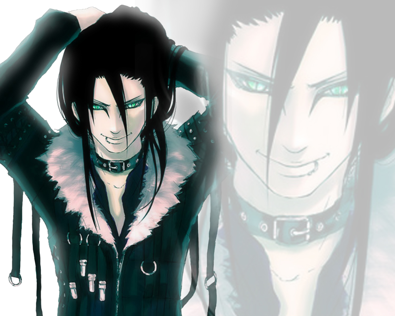 Naruto Wallpaper - Black Hair Male Anime Vampire , HD Wallpaper & Backgrounds