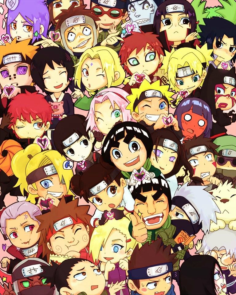 Chibi Naruto Shippuden , HD Wallpaper & Backgrounds