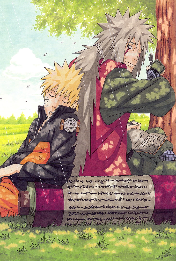 Naruto And Jiraiya Digital Wallpaper, Naruto Shippuuden, - Naruto And Jiraiya , HD Wallpaper & Backgrounds