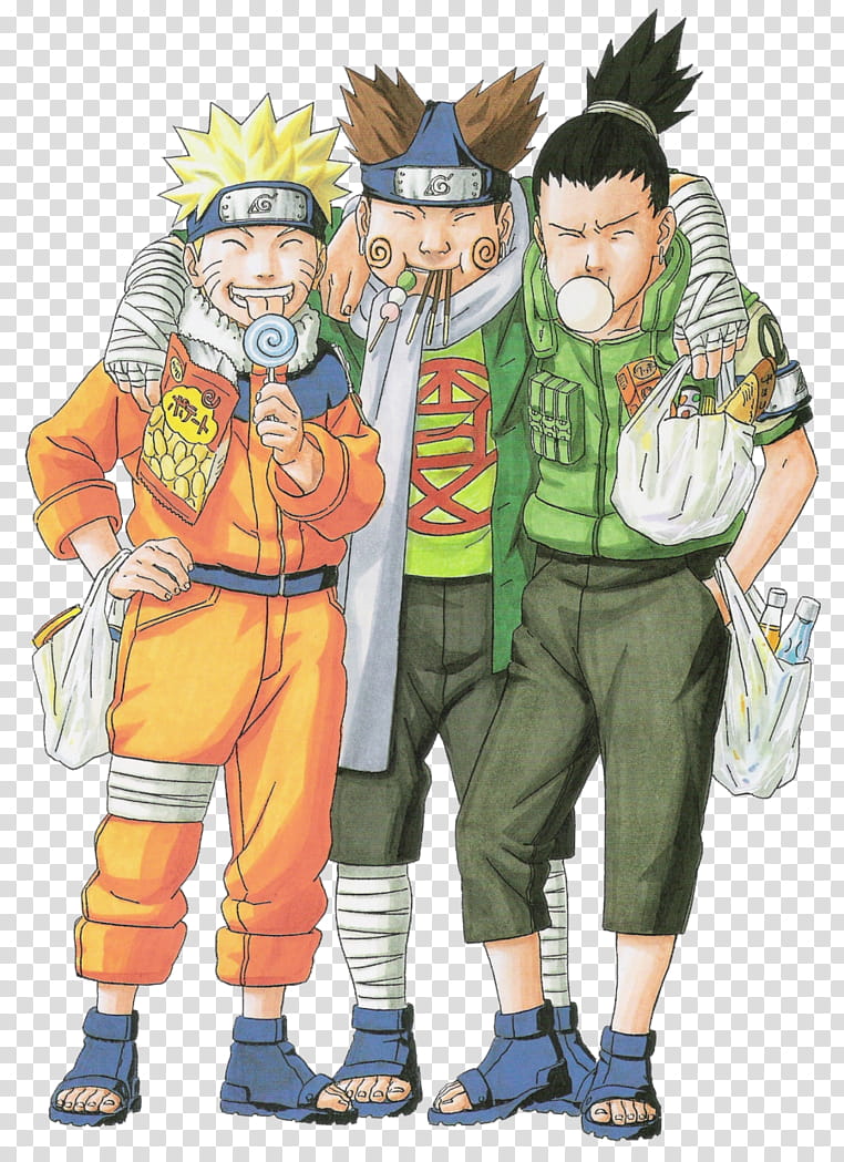 Naruto, Choji, And Shikamaru Transparent Background - Shikamaru And Naruto , HD Wallpaper & Backgrounds