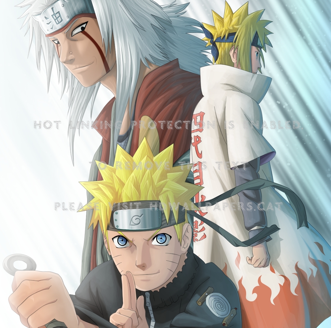 Shinobi Minato Jiraiya Boy Anime Naruto Guy - Naruto Minato And Jiraiya , HD Wallpaper & Backgrounds