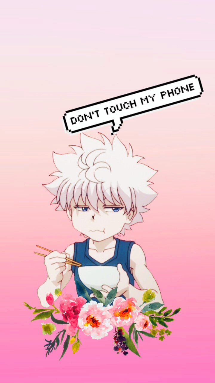 #killua #wallpaper #hunterxhunter - Killua Don T Touch My Phone , HD Wallpaper & Backgrounds