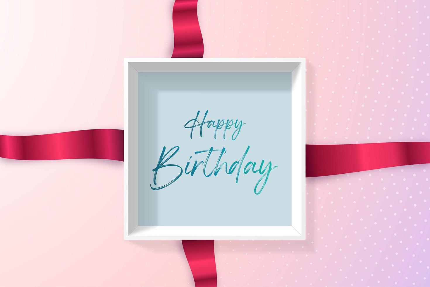 Happy Birthday In The Box Wallpaper Vector - Papel De Parede De Feliz Aniversário , HD Wallpaper & Backgrounds