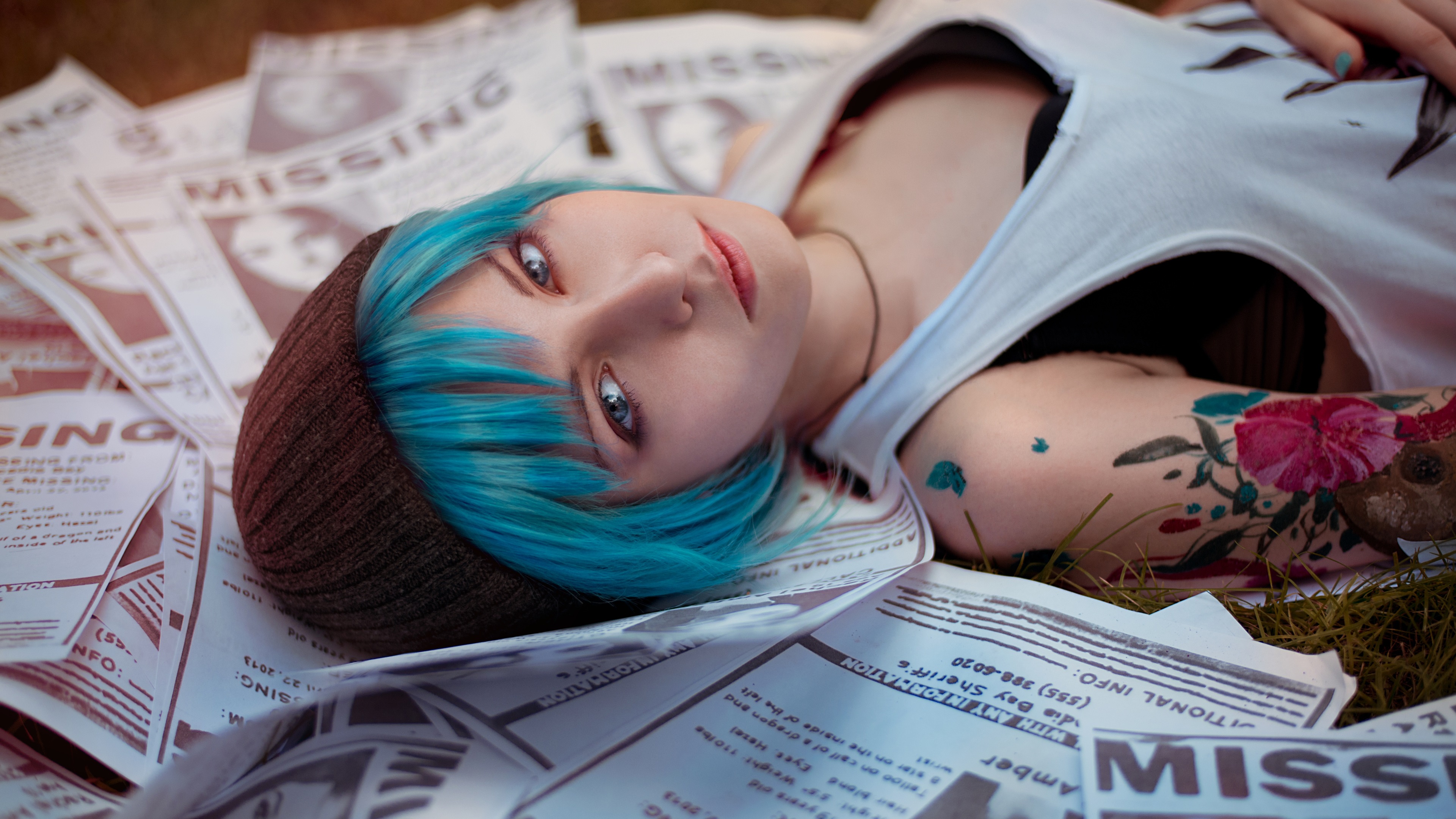 Wallpaper Blue Hair Girl, Cosplay - Life Is Strange Serie , HD Wallpaper & Backgrounds