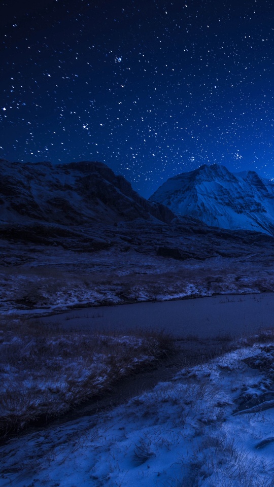 France Mountains Alps Night Stars - Stars 1080 X 1920 , HD Wallpaper & Backgrounds