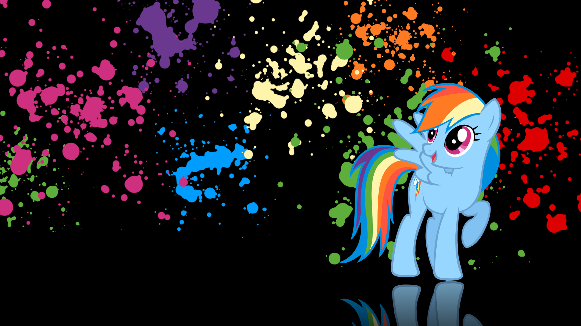 Rainbow Dash Wallpaper - Rainbow Dash My Little Pony Background , HD Wallpaper & Backgrounds