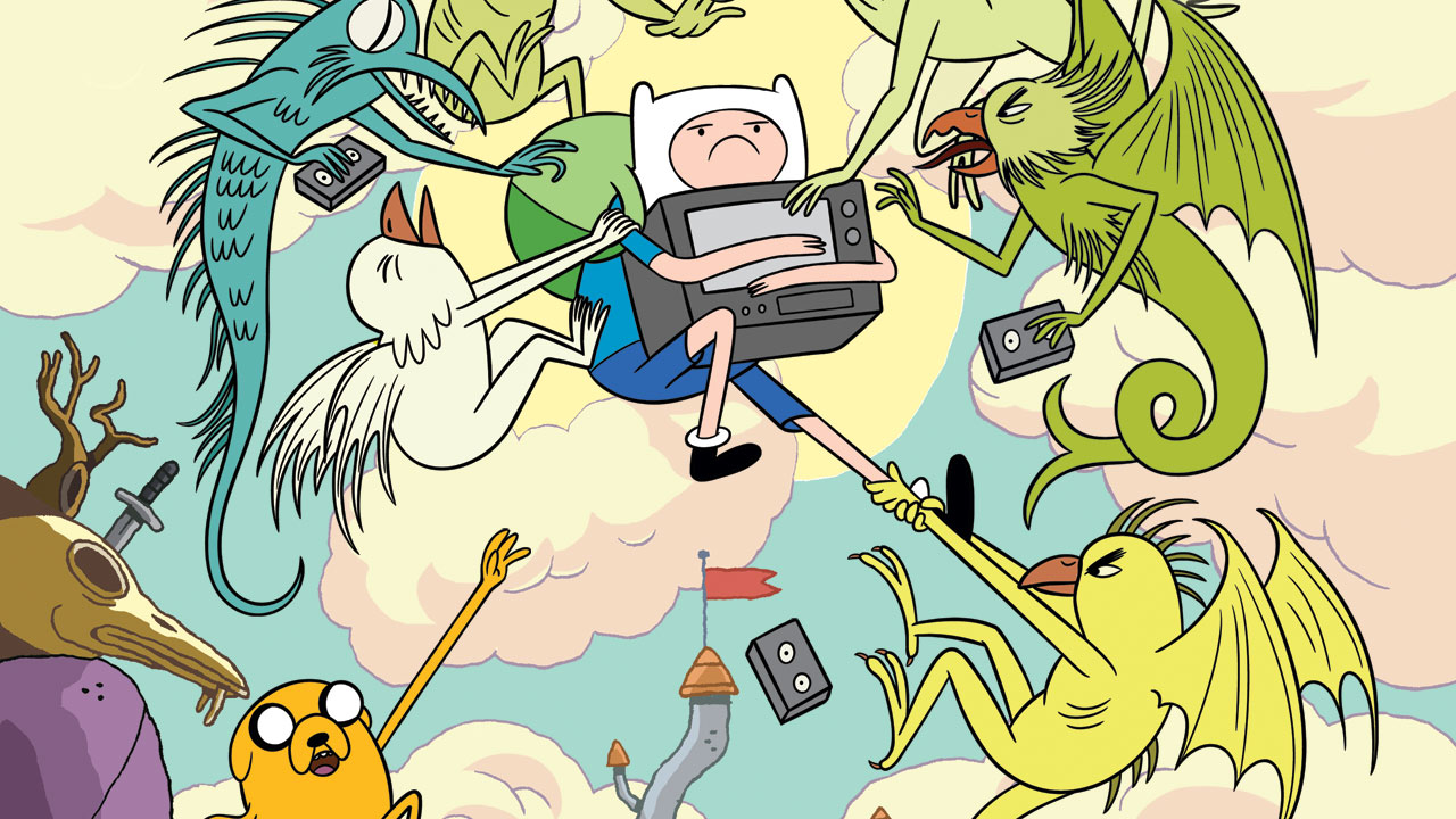 Finn And Jake Adventure Time Cool , HD Wallpaper & Backgrounds