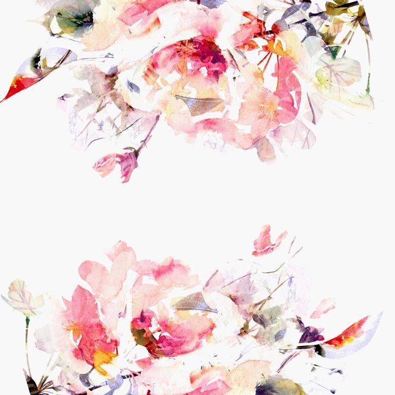 Watercolor Flower Background Large , HD Wallpaper & Backgrounds