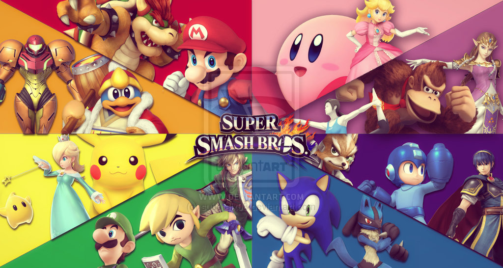 Super Smash Bros Wallpaper - De Super Smash Bros , HD Wallpaper & Backgrounds