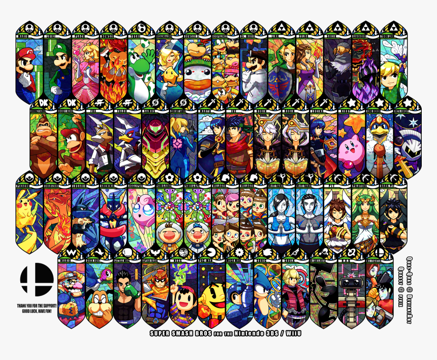 #super Smash Brothers, #video Games, #nintendo, Wallpaper - Super Smash Bros Stained Window , HD Wallpaper & Backgrounds