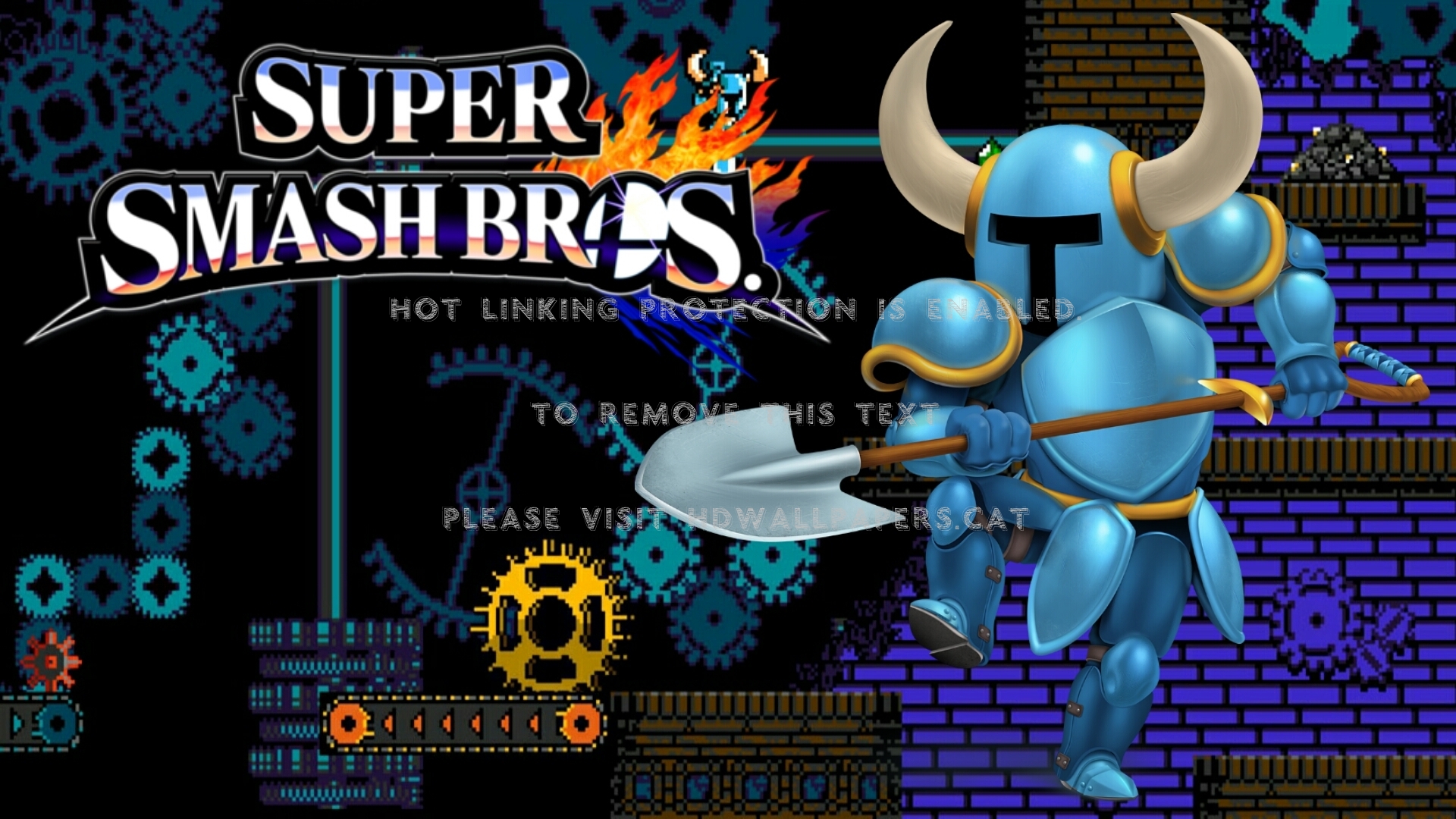 Super Smash Bros Shovel Knight Wallpaper Pc - Super Smash Bros. For Nintendo 3ds And Wii U , HD Wallpaper & Backgrounds