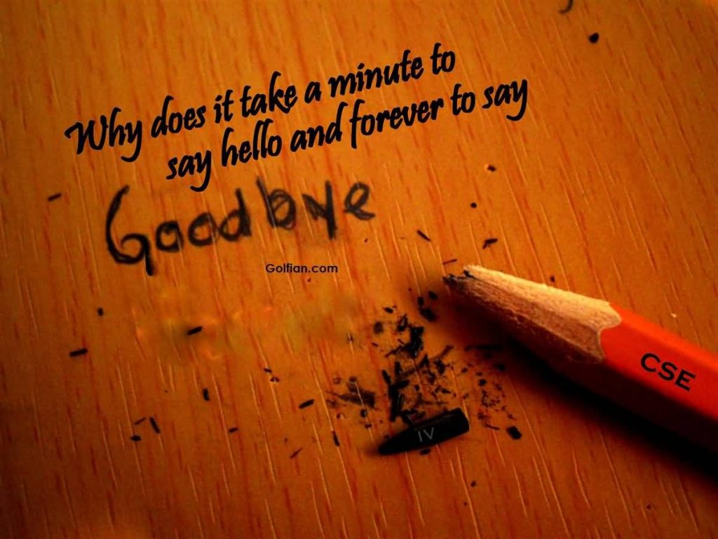 Goodbye Short Quotations 020 - Goodbye Farewell Quotes For Seniors , HD Wallpaper & Backgrounds