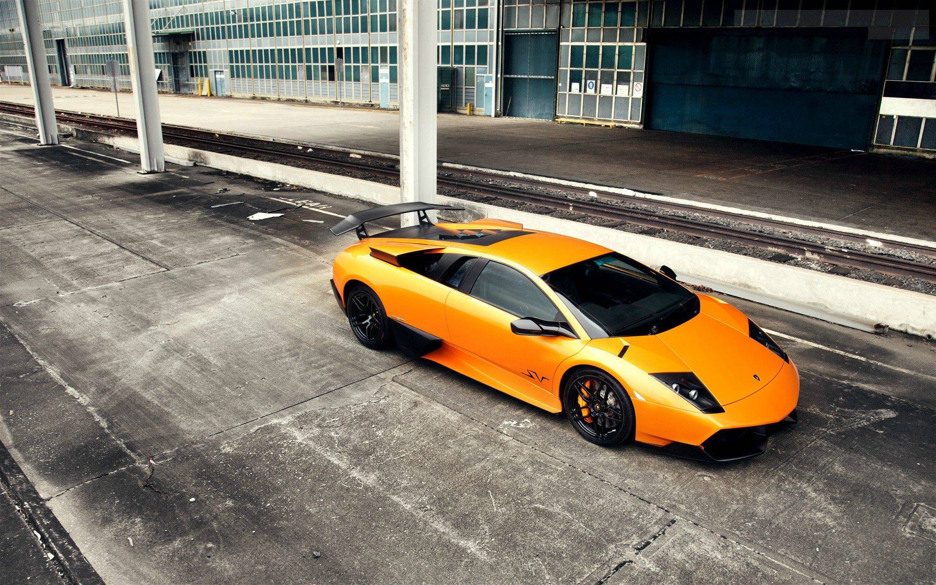 Orange Lambo Wallpaper - Lamborghini Murcielago Lp670 4 Sv Wallpaper Hd , HD Wallpaper & Backgrounds