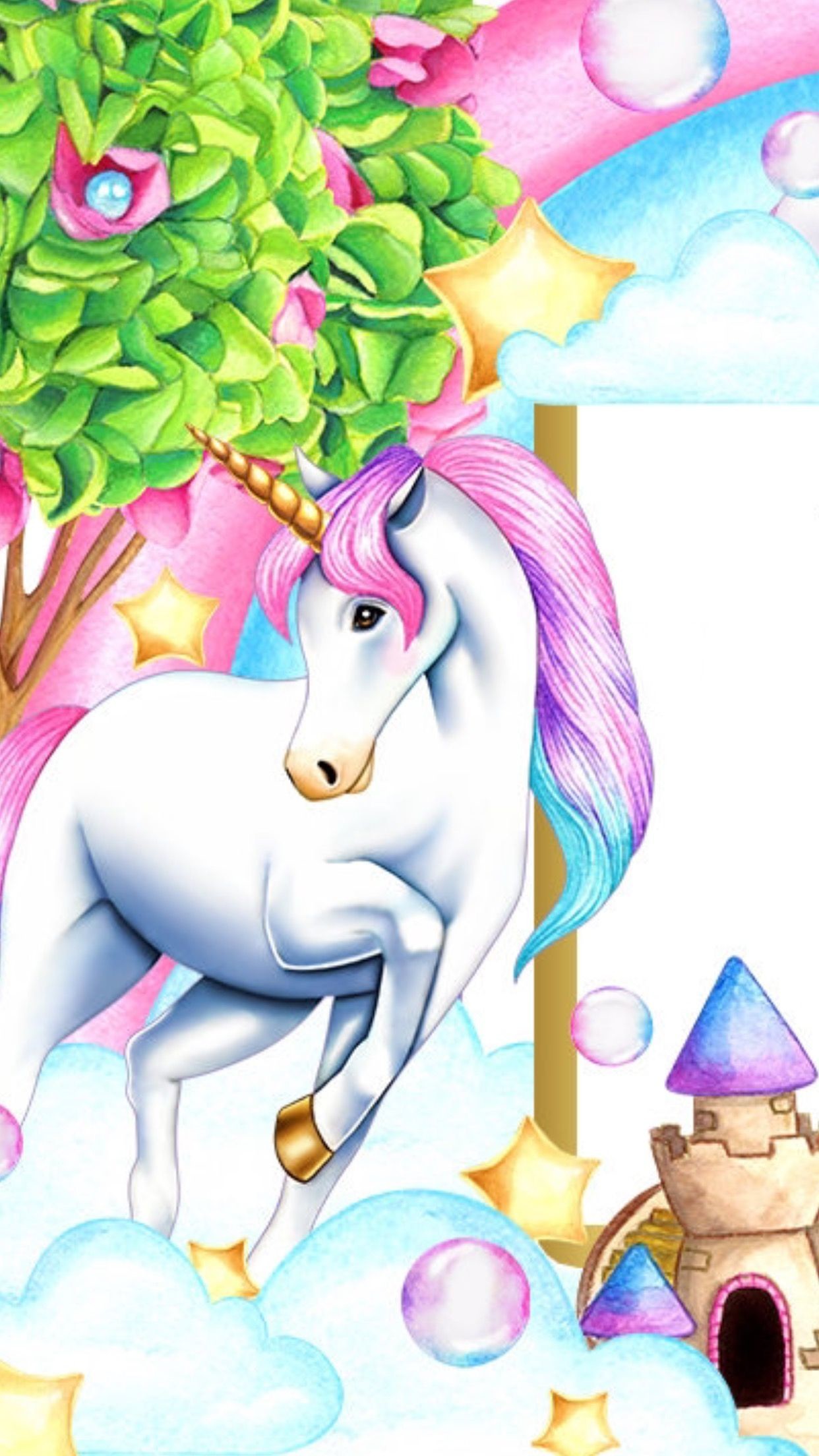 1242x2208, Unicorn Wallpapers - Cute Iphone Unicorn Wallpaper Hd , HD Wallpaper & Backgrounds