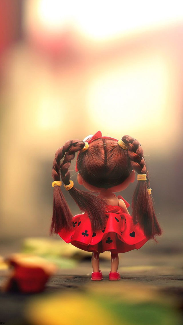 Little Girl Doll - Iphone Wallpaper Doll , HD Wallpaper & Backgrounds