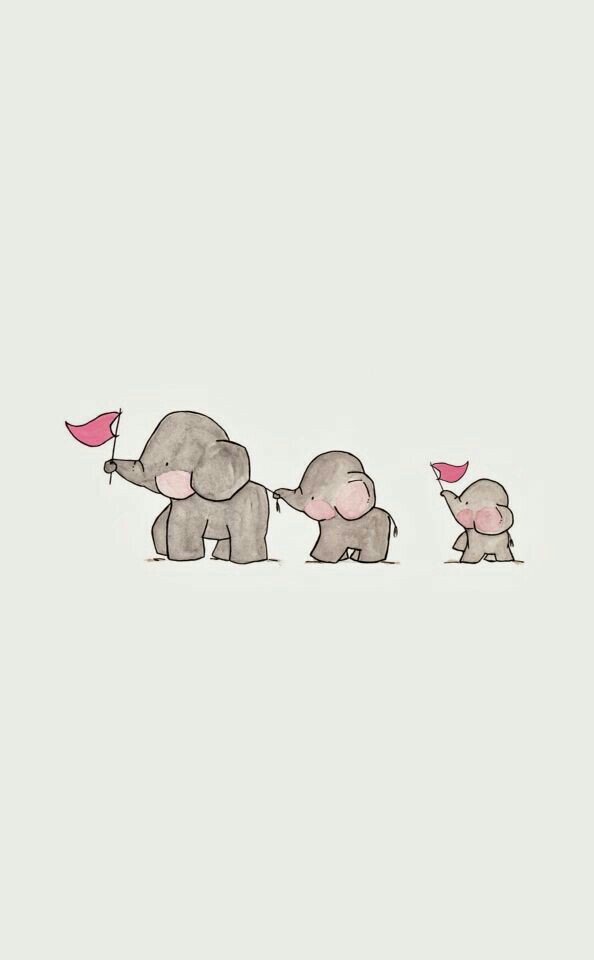 Cute, Elephants, Homescreen And Wallpaper - Elephant Cute Wallpaper Hd , HD Wallpaper & Backgrounds
