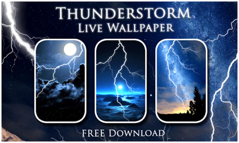 Thunderstorm Live Wallpaper For Pc - Lightning , HD Wallpaper & Backgrounds