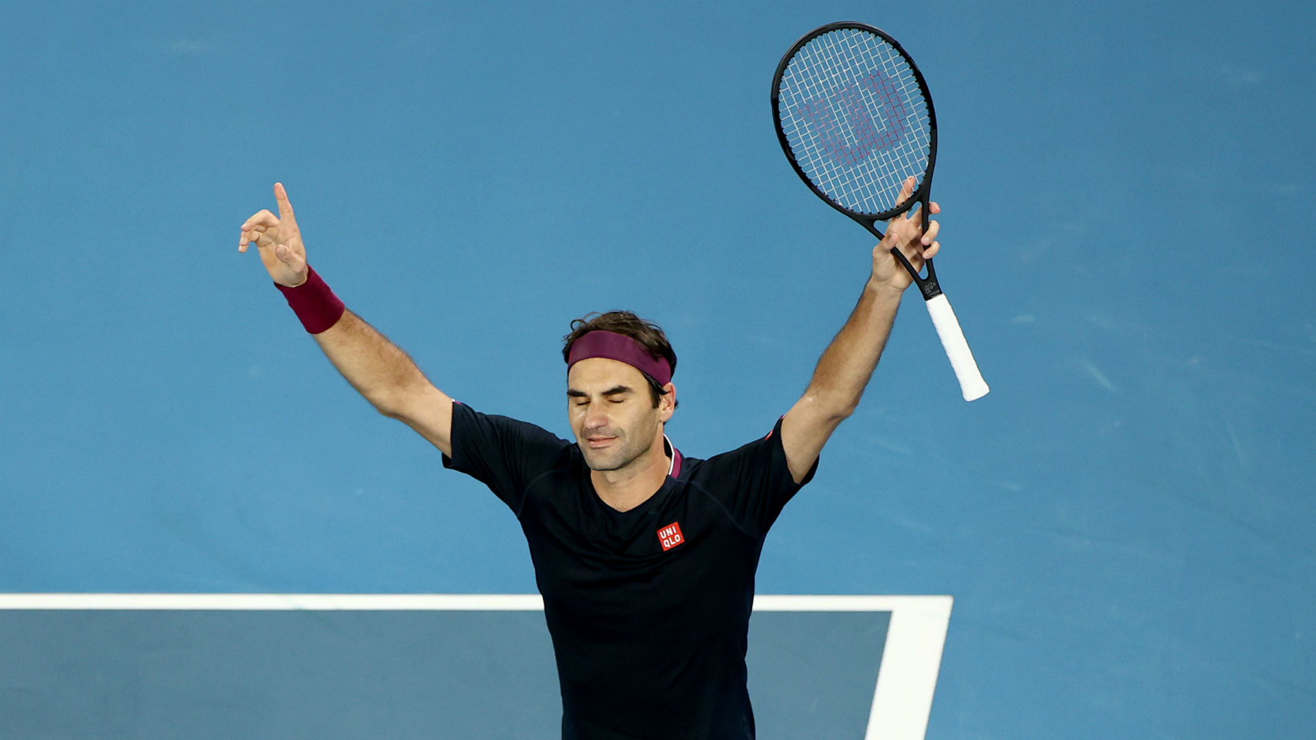 Rogerfederer-cropped - Roger Federer Australian Open 2020 , HD Wallpaper & Backgrounds