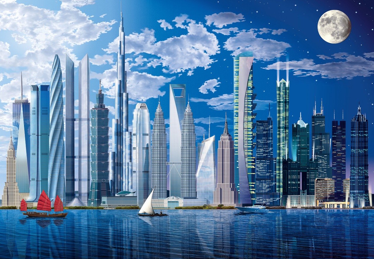 Puzzle Höchste Gebäude Der Welt , HD Wallpaper & Backgrounds