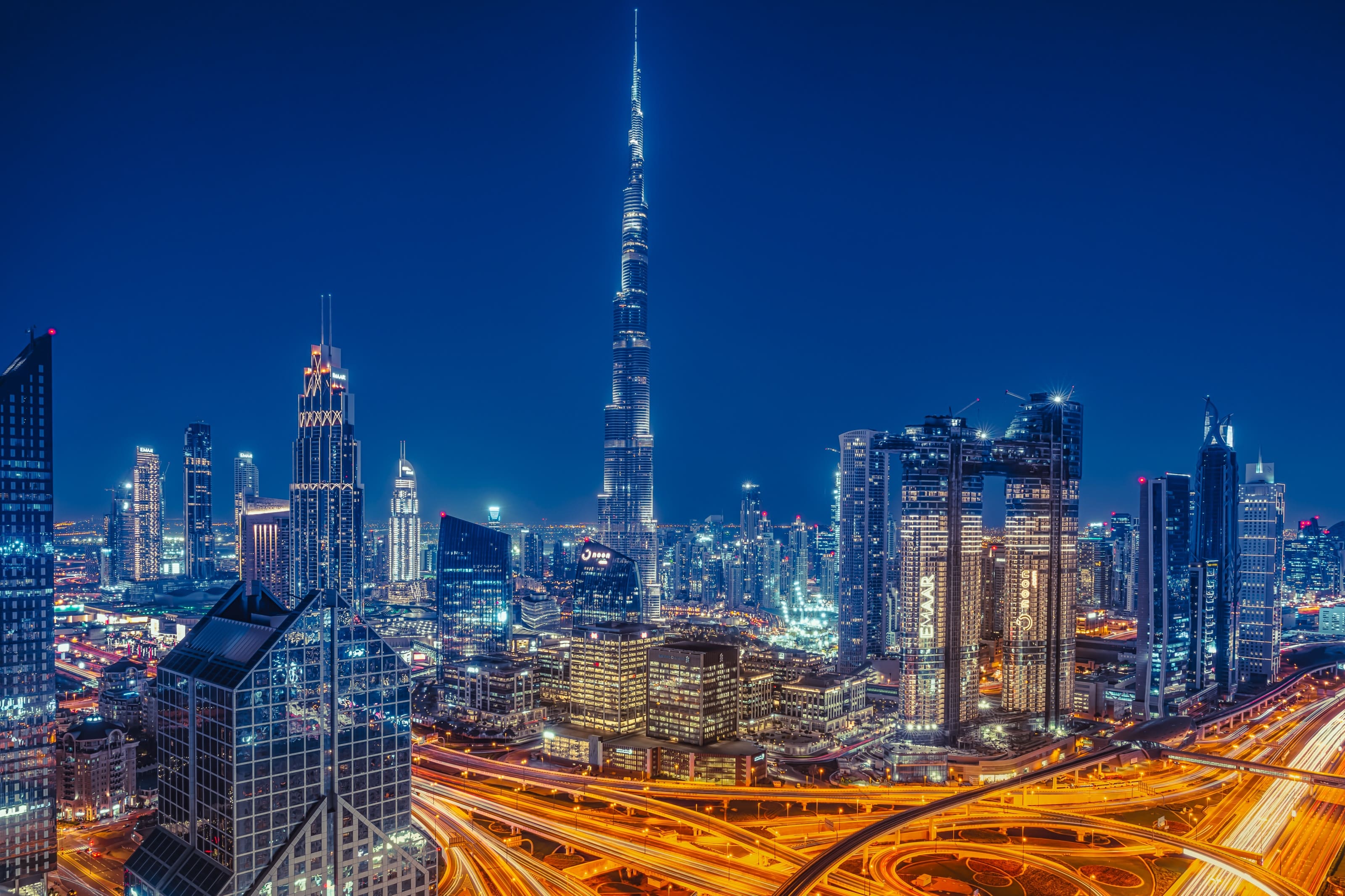 Man Made Dubai Cities United Arab Emirates Cityscape - Mashawi , HD Wallpaper & Backgrounds