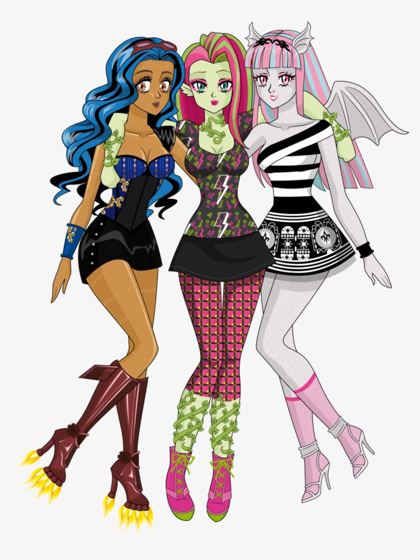 Monster High Images Rebecca Venus & Rochelle Hd Wallpaper - Monster High New Ghouls , HD Wallpaper & Backgrounds