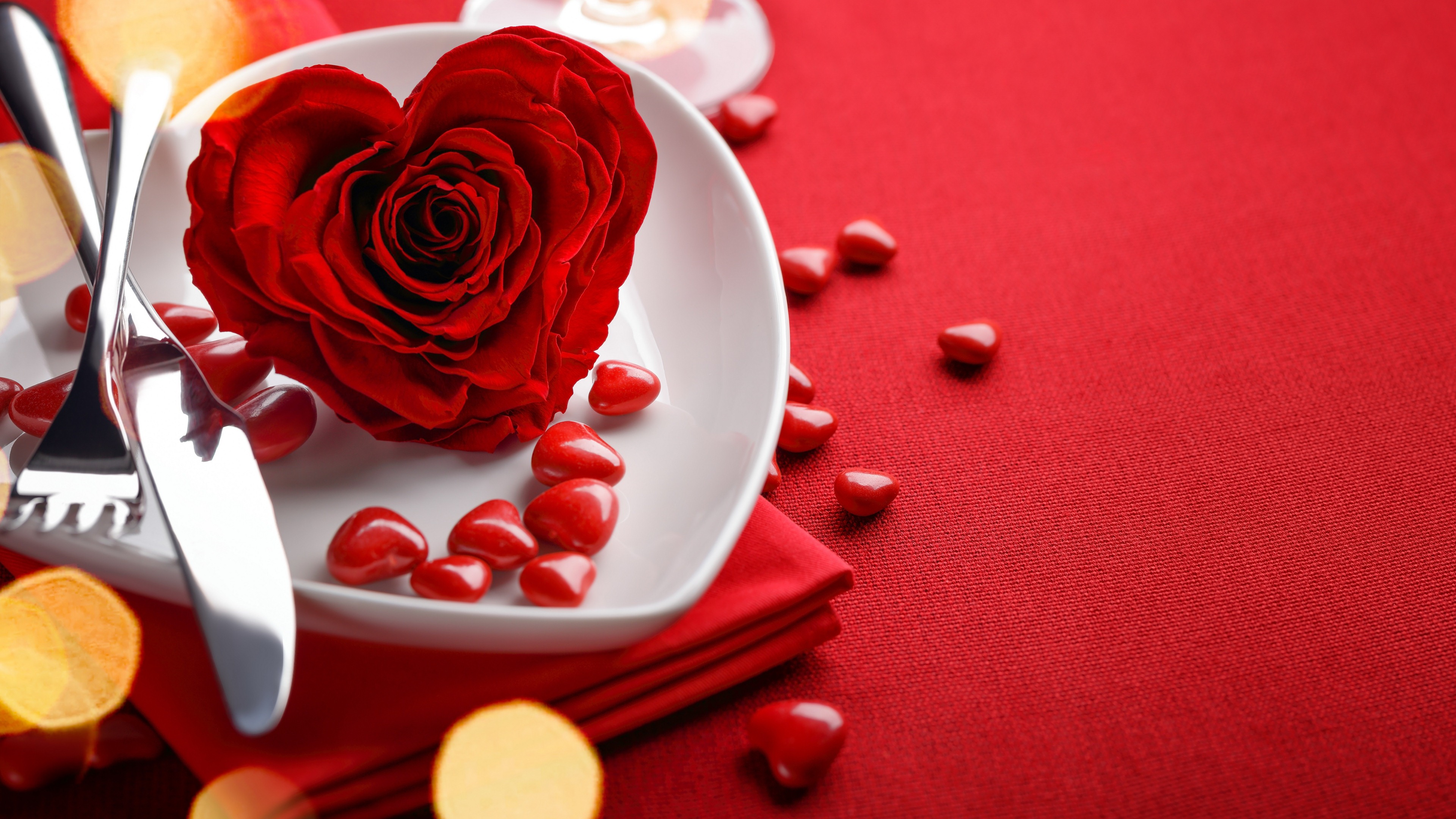 Heart Shape Rose Wallpaper - Happy Valentine Day 2020 , HD Wallpaper & Backgrounds