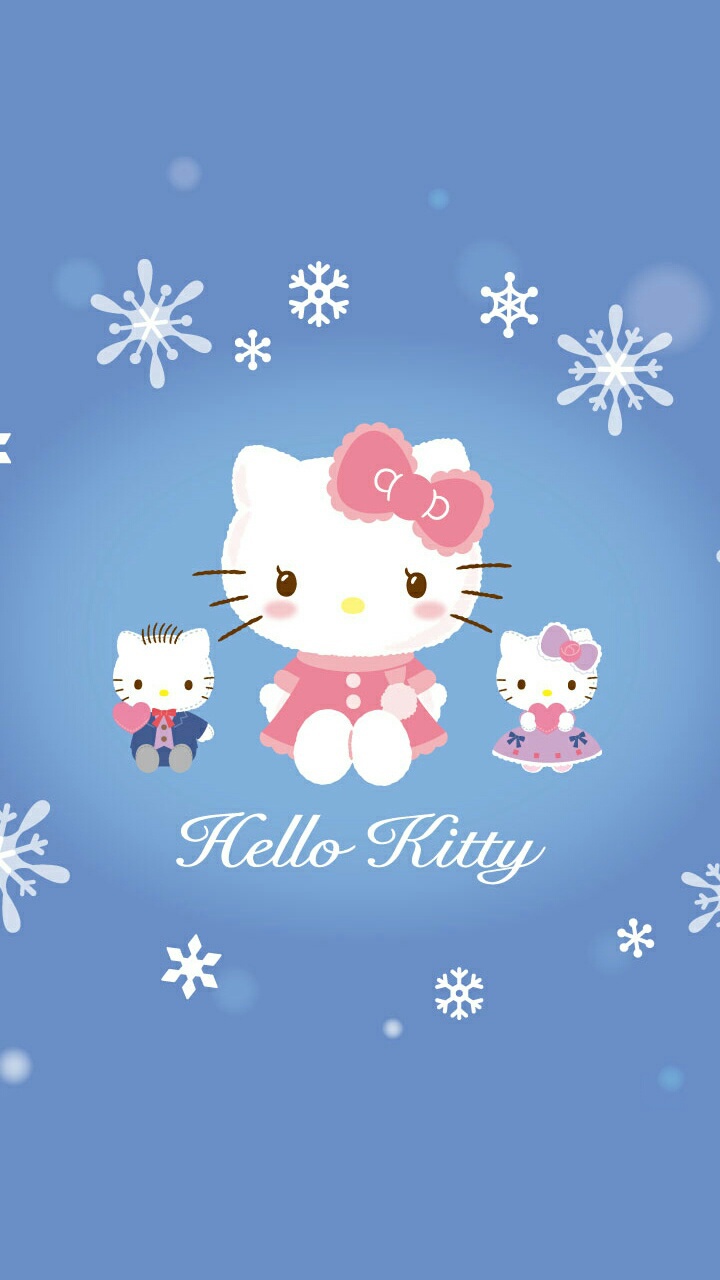 Wallpaper Image - Hello Kitty Christmas Wallpaper Iphone , HD Wallpaper & Backgrounds